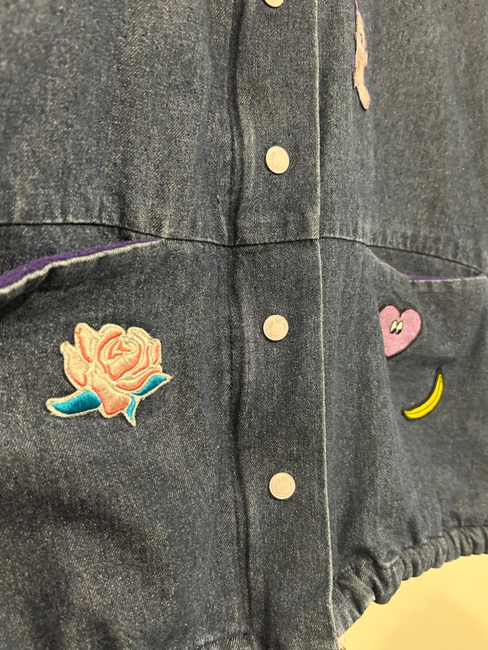 Lined denim jacket - Picture 2 of 9